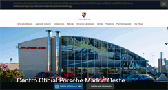 Desktop Screenshot of porsche-madridoeste.com